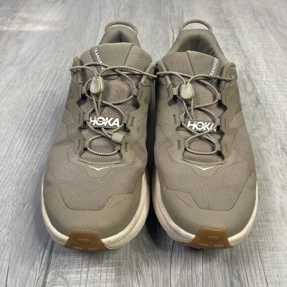 Hoka 1123153-DEGG Transport Running Shoes for Men - Dune/Eggnog 9.5 D Men’s A - Picture 3 of 10